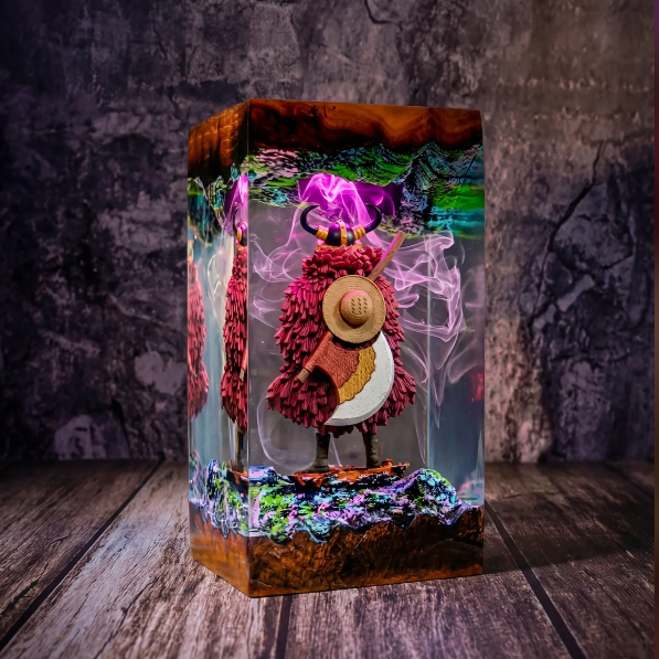 Handmade OP Resin Lamps