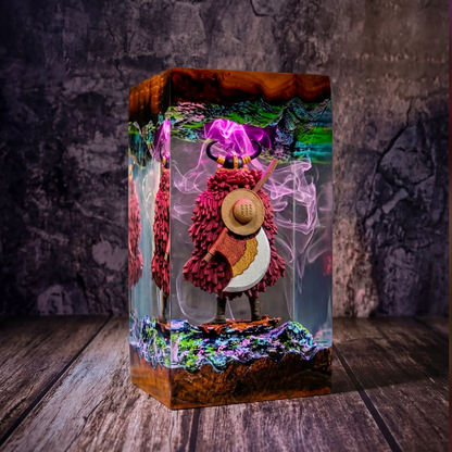 Handmade OP Resin Lamps